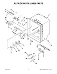 Diagram for 04 - Refrigerator Liner Parts