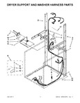 Diagram for 05 - Dryer Support And Washer Harness Parts
