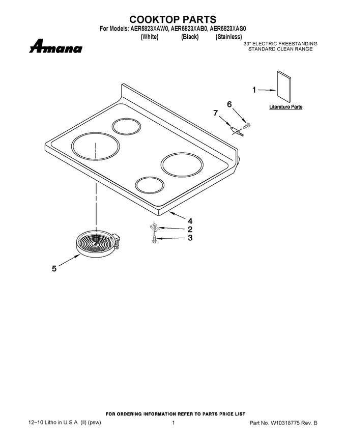 Diagram for AER5823XAS0
