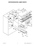 Diagram for 03 - Refrigerator Liner Parts