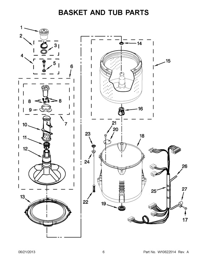 Diagram for MVWC200BW0