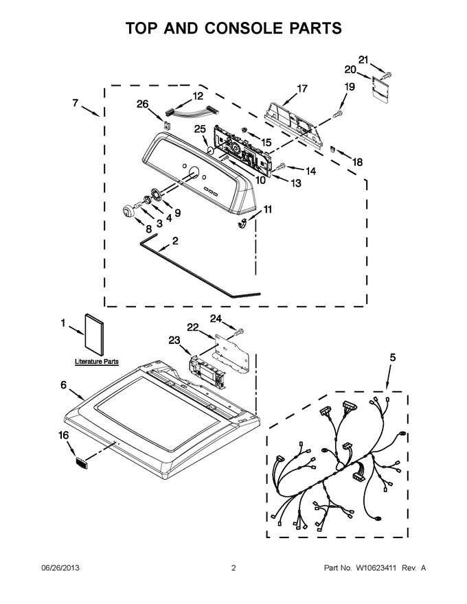 Diagram for MGDX600XW2