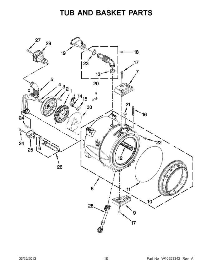 Diagram for MHW4200BW1