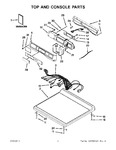 Diagram for 01 - Top And Console Parts
