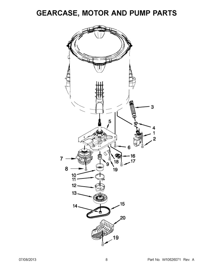 Diagram for MVWC425BW0