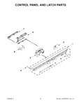 Diagram for 02 - Control Panel And Latch Parts
