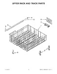 Diagram for 09 - Upper Rack And Track Parts
