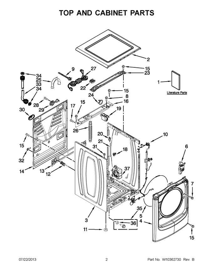 Diagram for MHW7000XR0