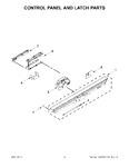 Diagram for 02 - Control Panel And Latch Parts