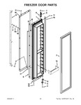 Diagram for 10 - Freezer Door Parts