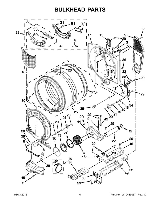 Diagram for YMED7000XW2