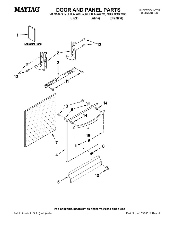 Diagram for MDB8959AWW5