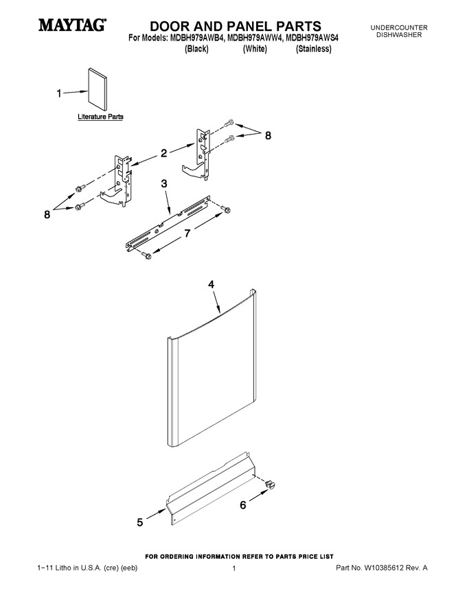 Diagram for MDBH979AWW4