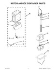 Diagram for 06 - Motor And Ice Container Parts