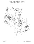 Diagram for 06 - Tub And Basket Parts