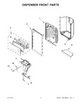 Diagram for 09 - Dispenser Front Parts