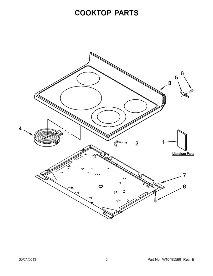 Diagram for YMER7765WB3