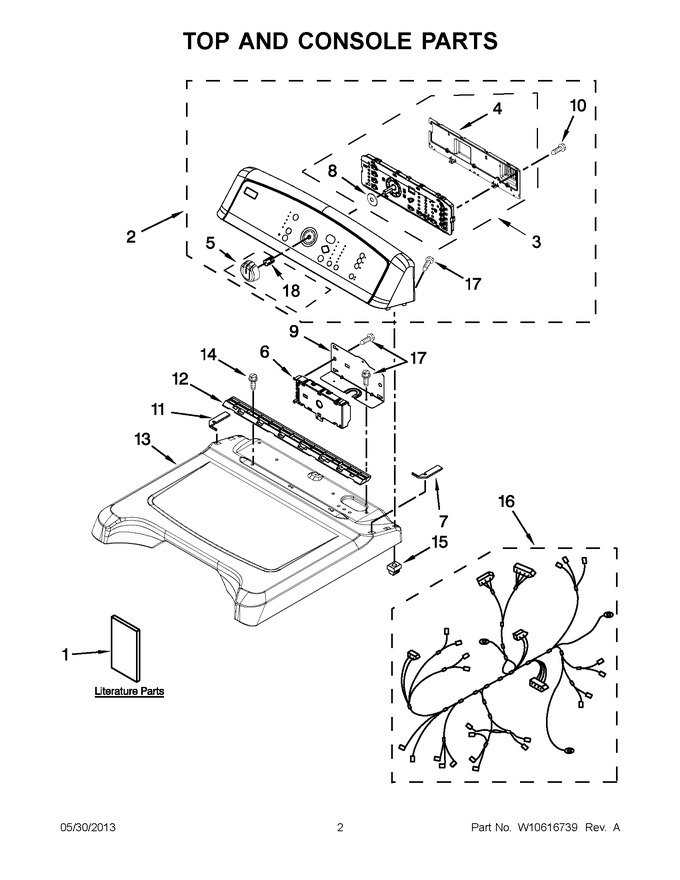 Diagram for MGDB725BW0