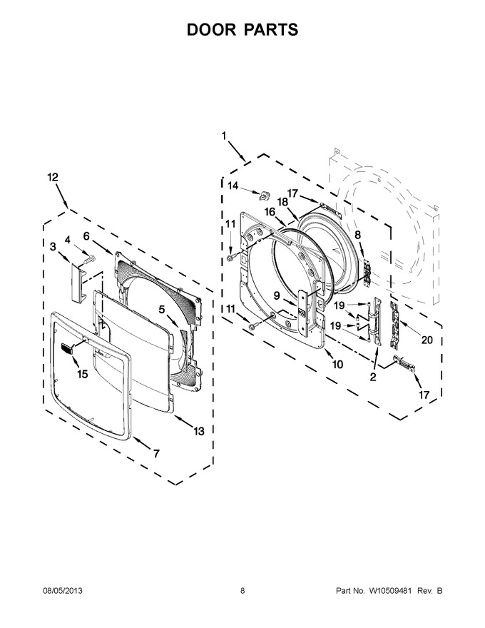 Diagram for YMED9000YW2