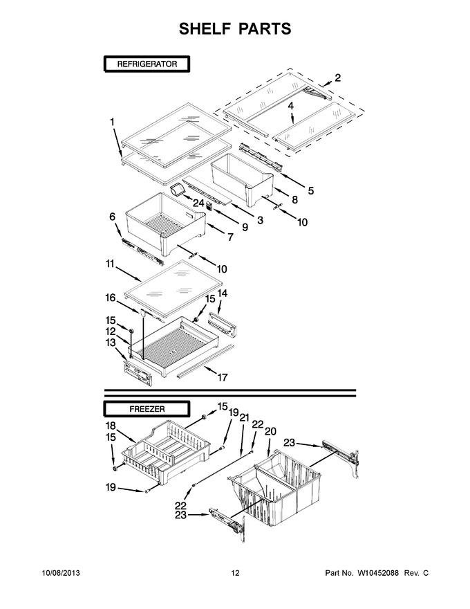 Diagram for MFB2055YEW00