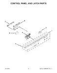 Diagram for 03 - Control Panel And Latch Parts