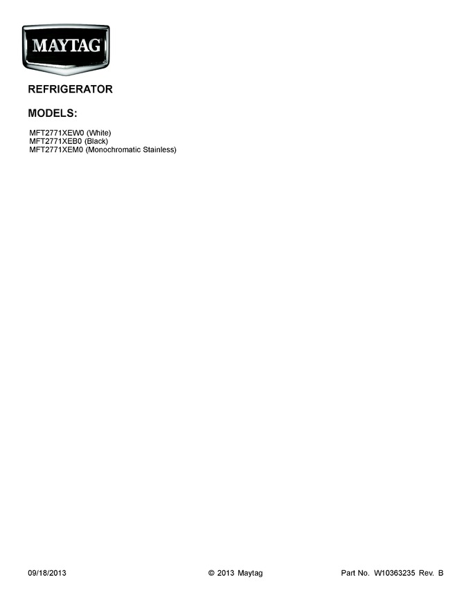 Diagram for MFT2771XEB0