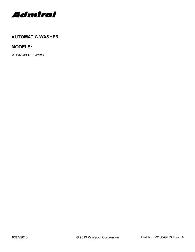Diagram for ATW4676BQ0
