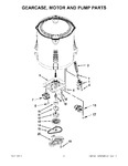 Diagram for 05 - Gearcase, Motor And Pump Parts