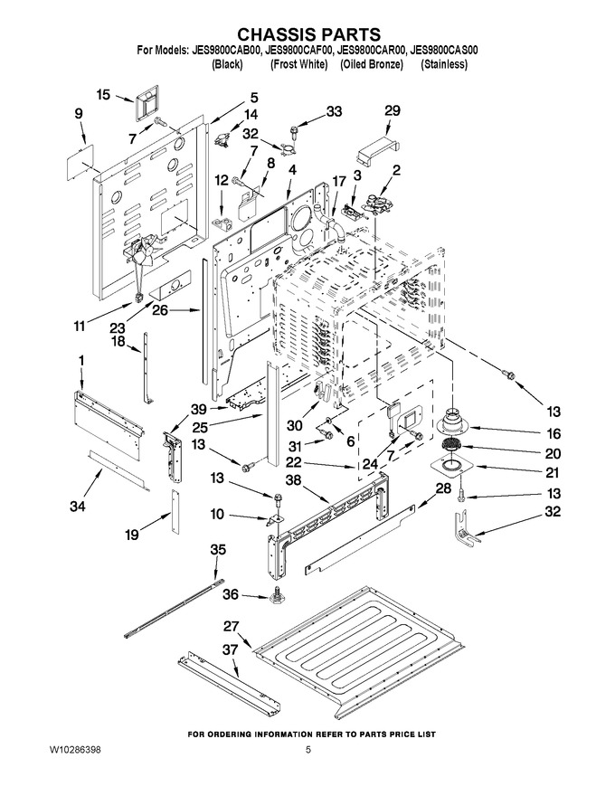 Diagram for JES9800CAF00