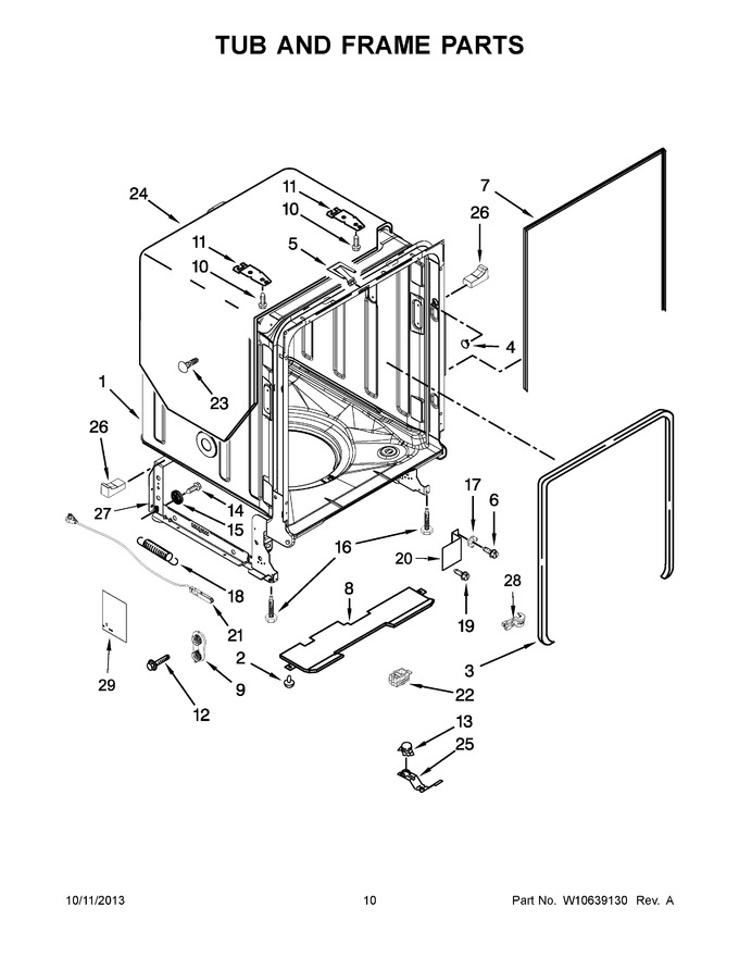 Diagram for JDB8500AWX3