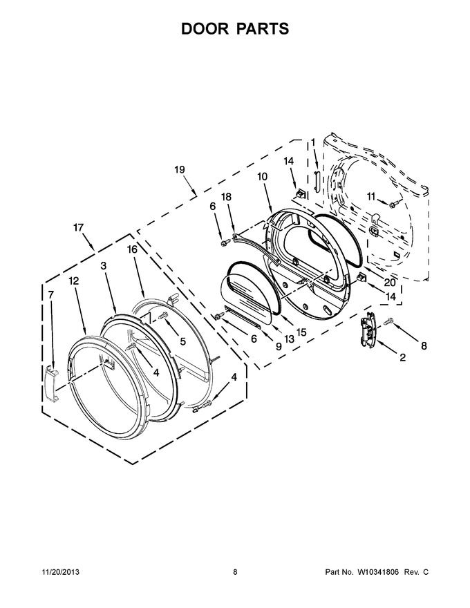 Diagram for MEDE200XW1