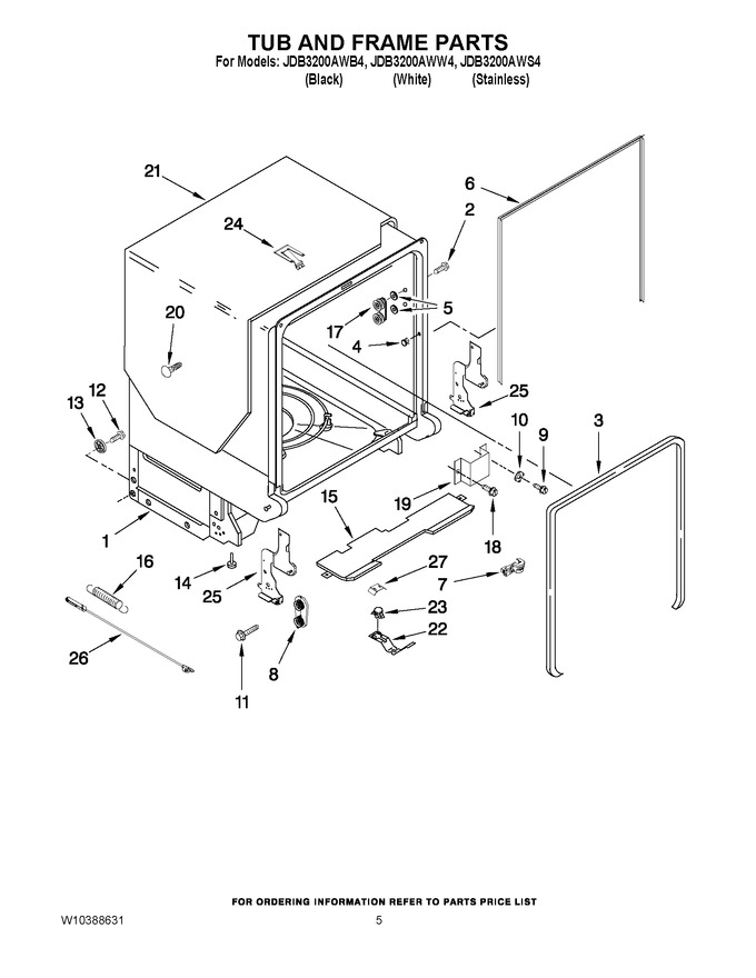 Diagram for JDB3200AWS4