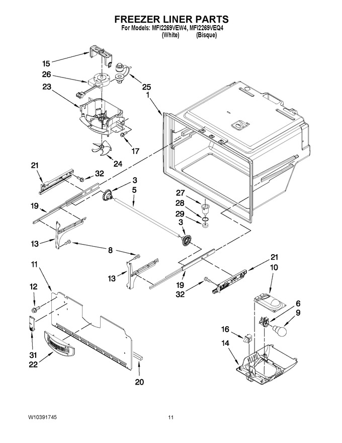 Diagram for MFI2269VEW4
