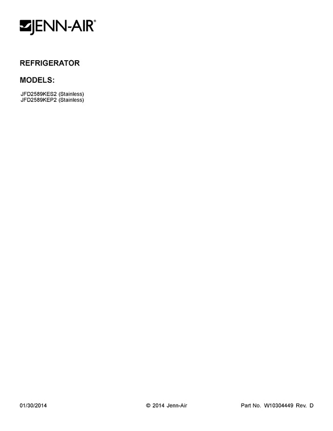 Diagram for JFD2589KES2