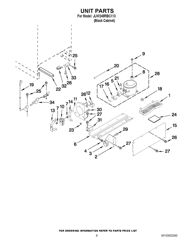 Diagram for JUW248RBCX13
