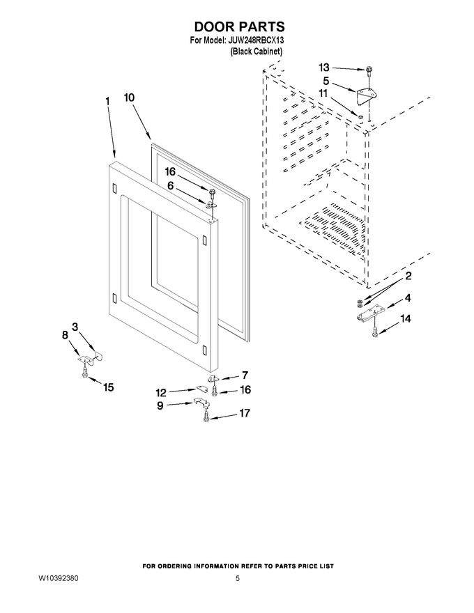 Diagram for JUW248RBCX13