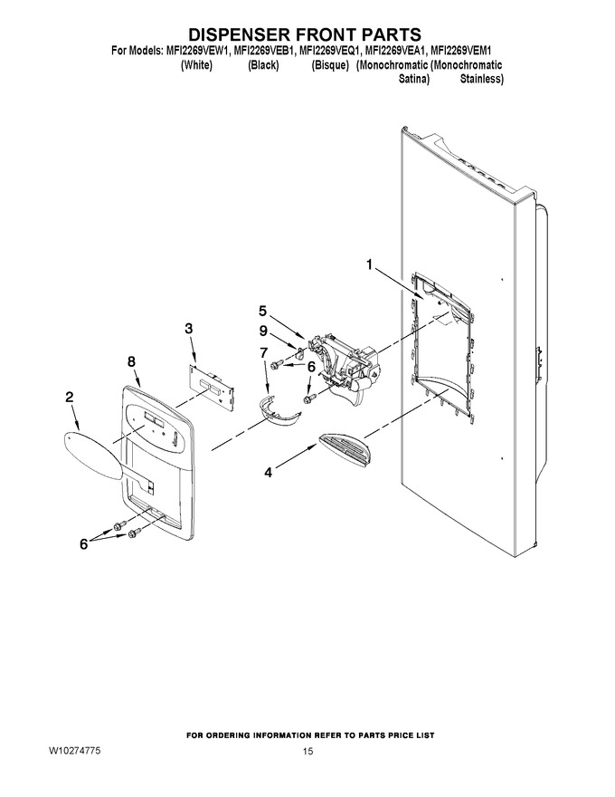 Diagram for MFI2269VEW1