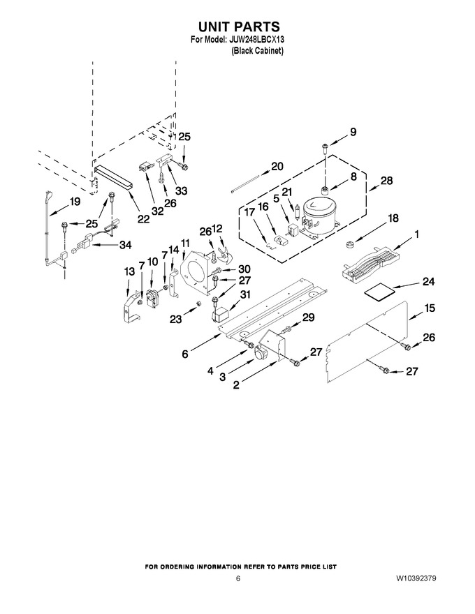 Diagram for JUW248LBCX13