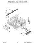 Diagram for 10 - Upper Rack And Track Parts