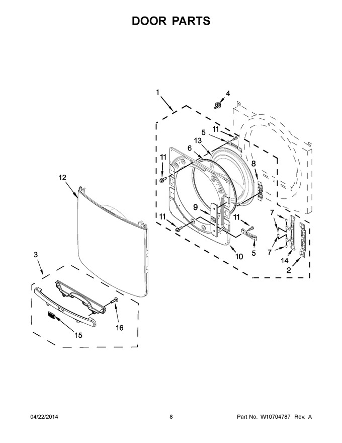 Diagram for MED4100DW0