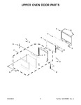 Diagram for 05 - Upper Oven Door Parts