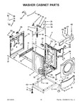 Diagram for 10 - Washer Cabinet Parts