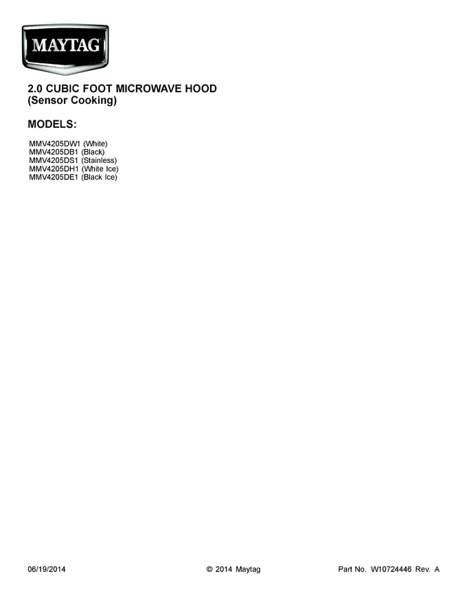 Diagram for MMV4205DW1