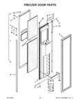 Diagram for 10 - Freezer Door Parts