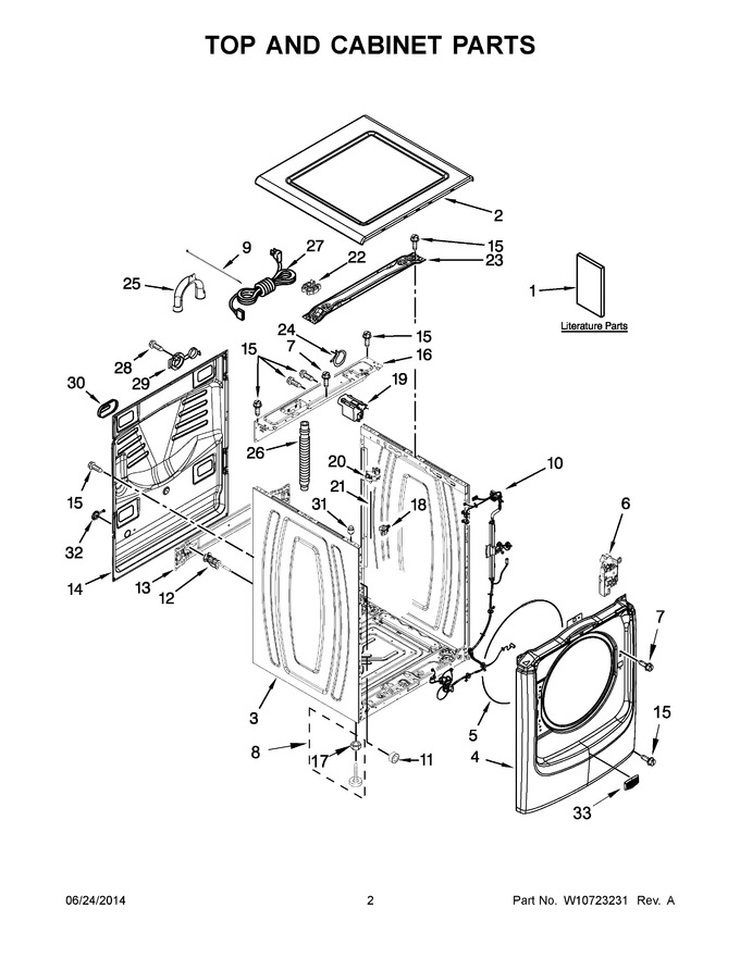 Diagram for MHW4300DC0