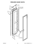 Diagram for 10 - Freezer Door Parts