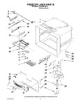 Diagram for 02 - Freezer Liner Parts