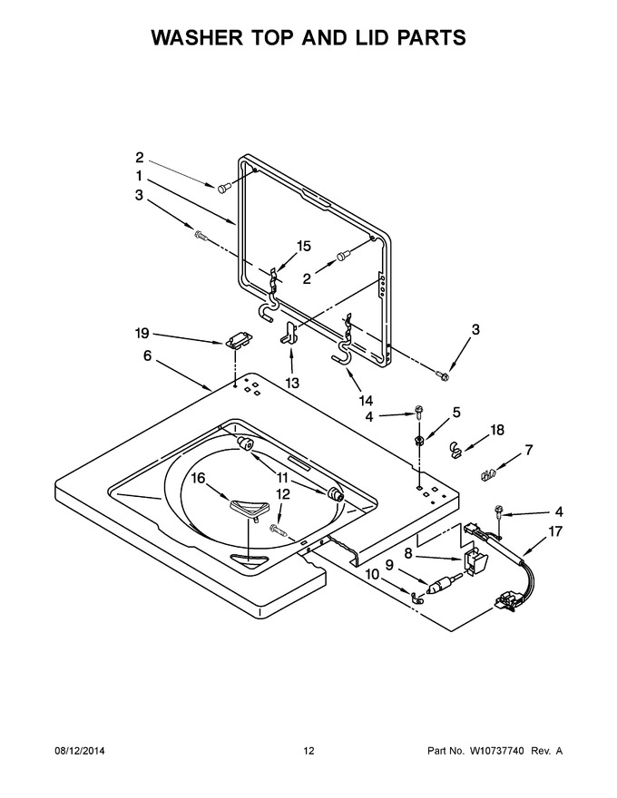 Diagram for MET3800XW2