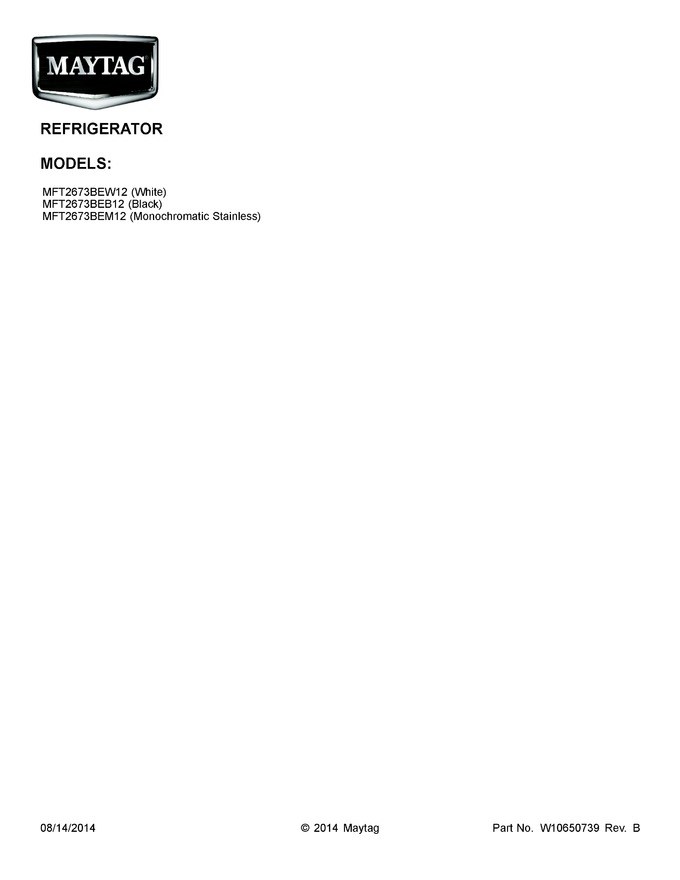 Diagram for MFT2673BEB12