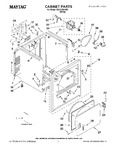 Diagram for 01 - Cabinet Parts